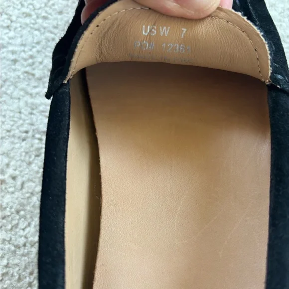 NWOT Quince Black Suede driving Loafer - Picture 4 of 6